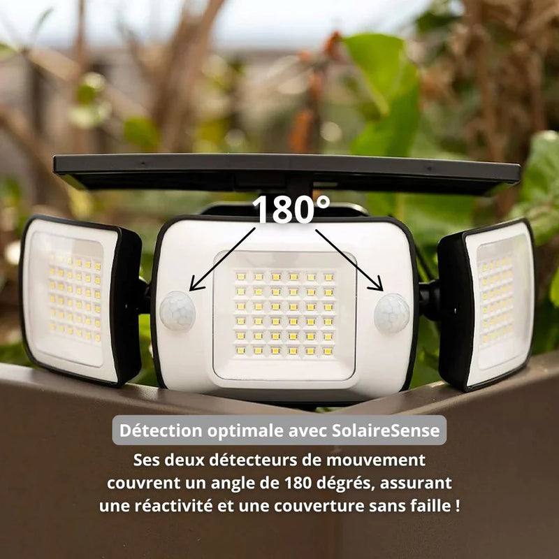 Lampe solaire avec détection intelligente