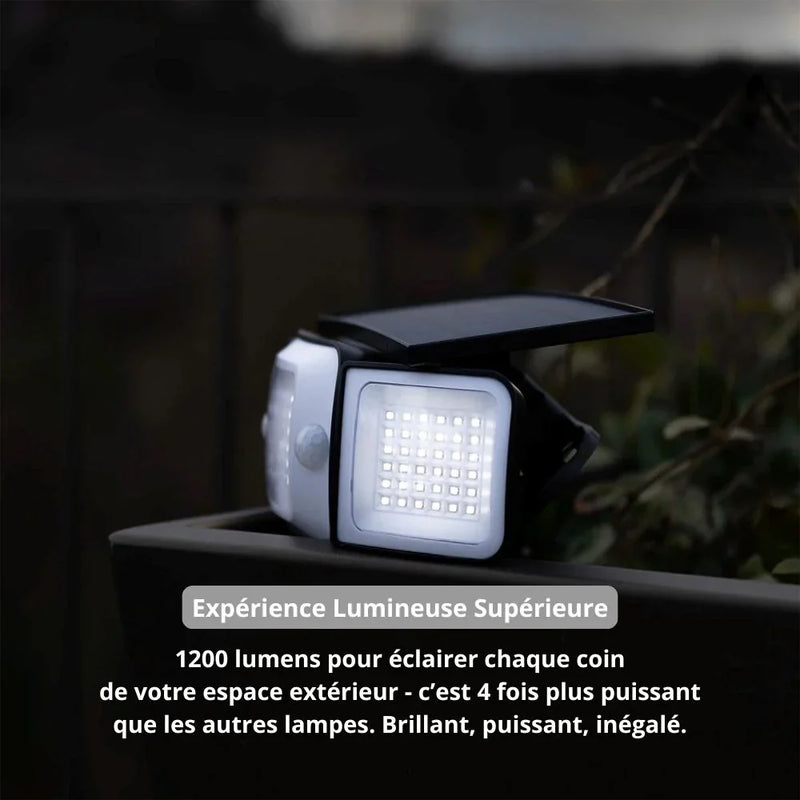 Lampe solaire avec détection intelligente