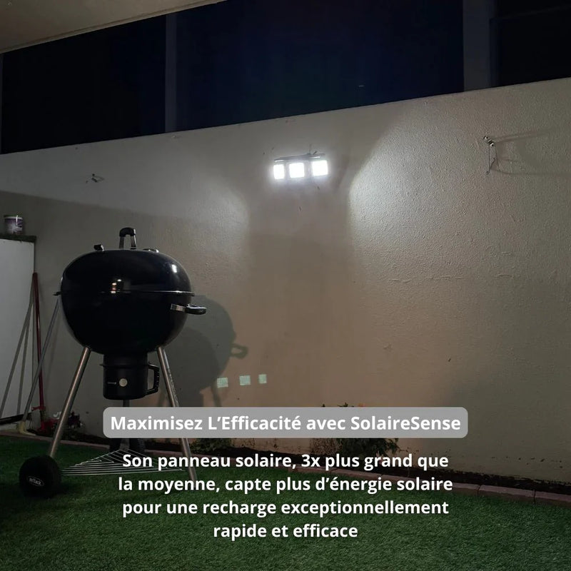 Lampe solaire avec détection intelligente