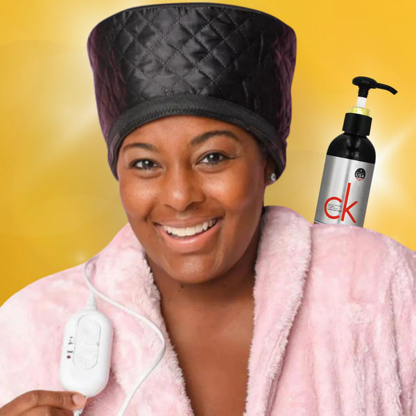 Casque thermique réparateur + Gel revitalisant cheveux